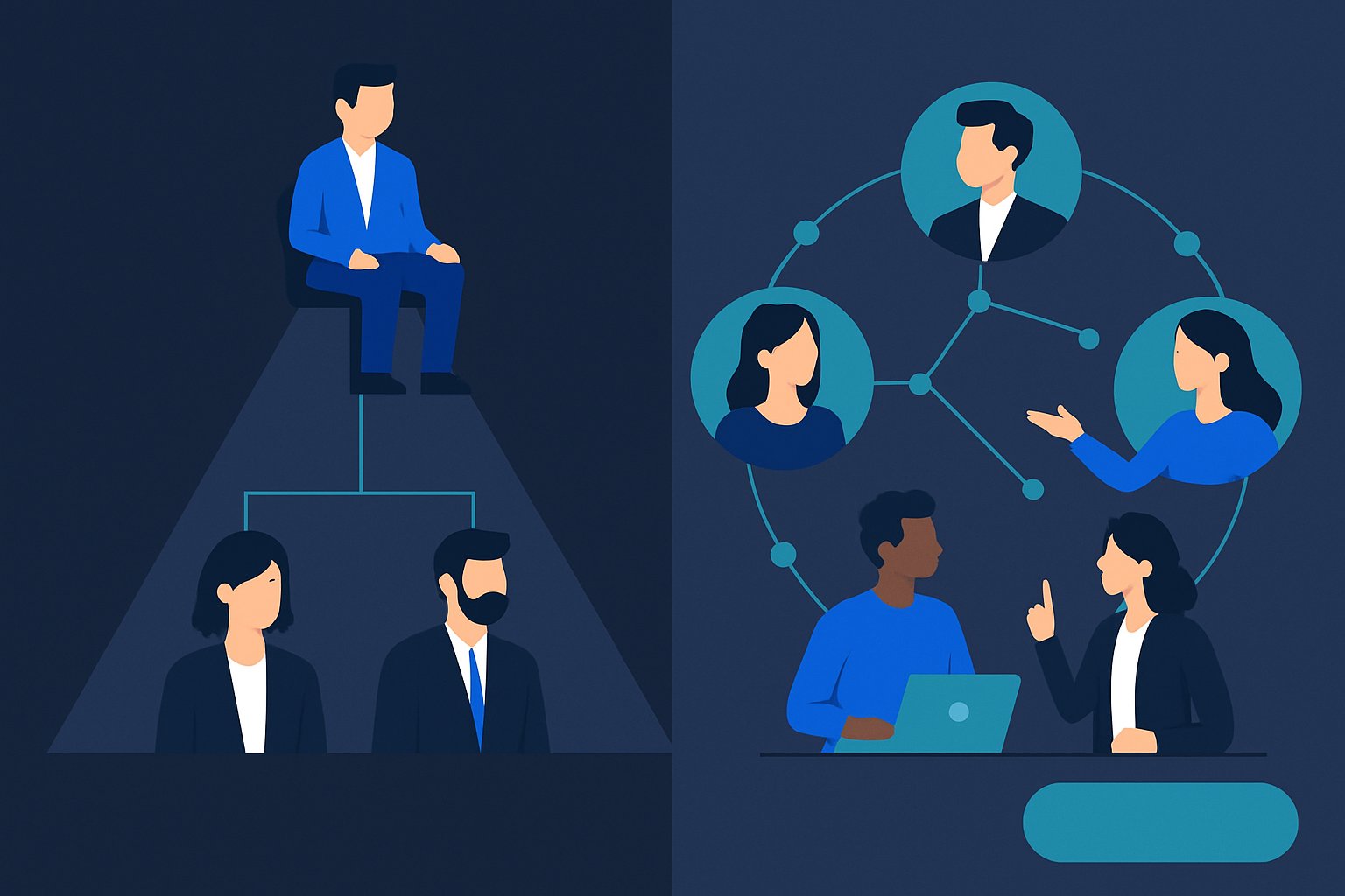 SkillBoost face au management vertical classique