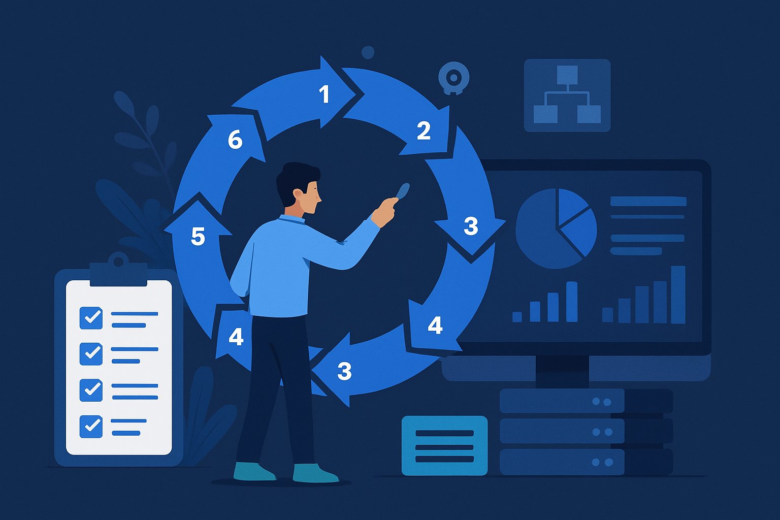 Les 7 phases d'un projet ERP SmartChain 360