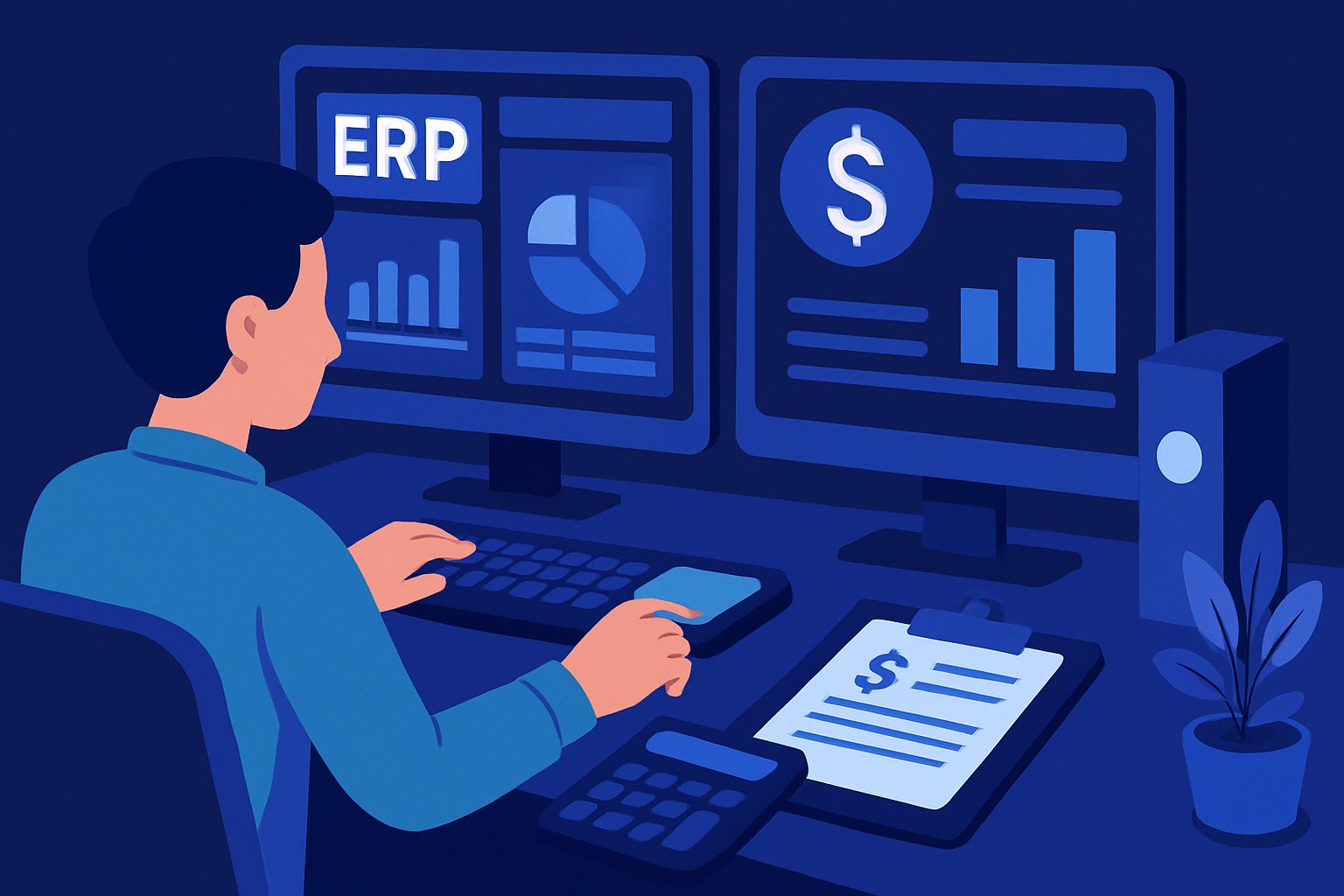 ERP avec module comptabilité : fonctionnement et différences avec un logiciel dédié