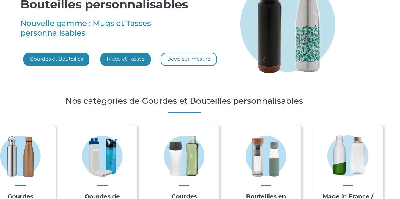 Aperçu Gourde Personnalisable