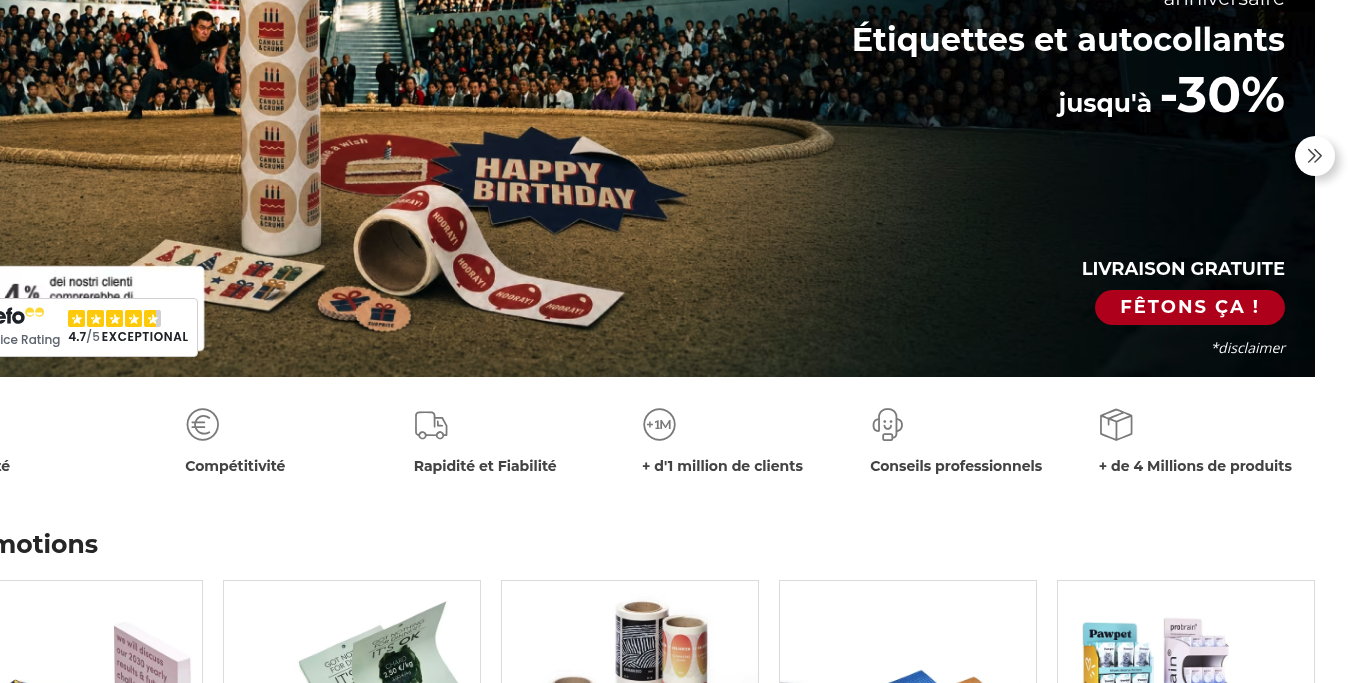 Aperçu Pixartprinting